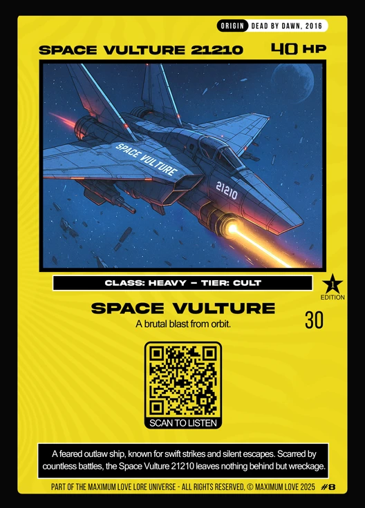 Space Vulture 21210 trading card